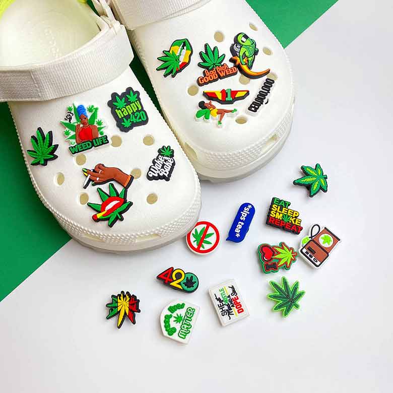 Croc Charms Weed & Money #C1-C39