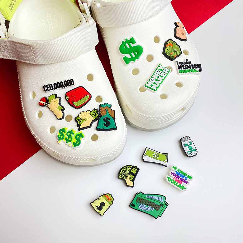 Croc Charms Weed & Money #C1-C39