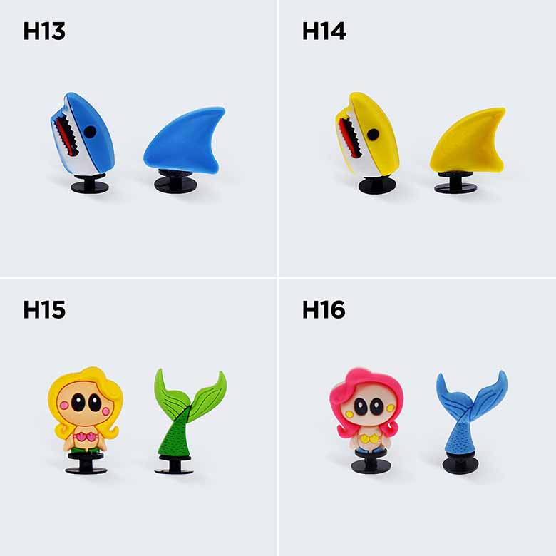 Charms 3D set #H1-H16