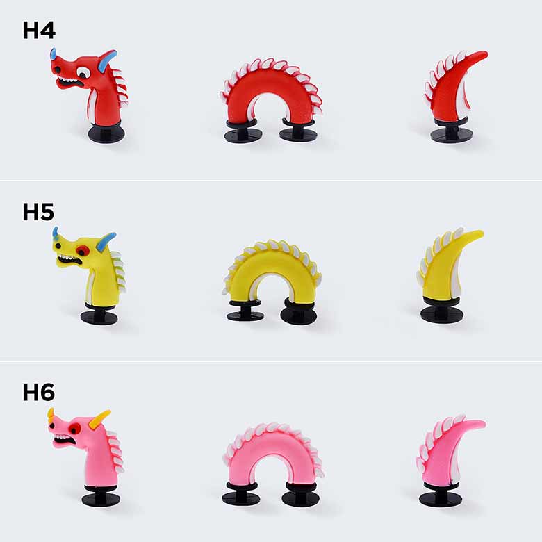 Charms 3D set #H1-H16