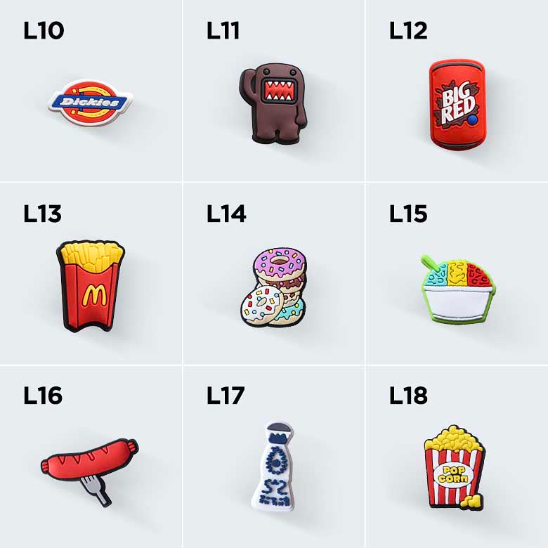 Charms #L1-L51 Foodie