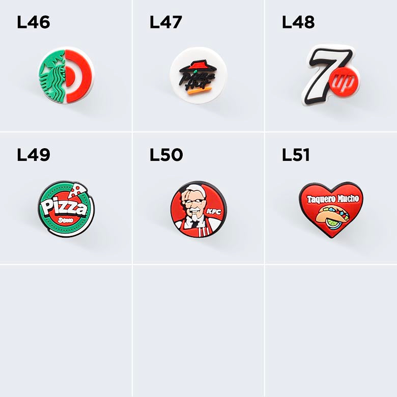 Charms #L1-L51 Foodie